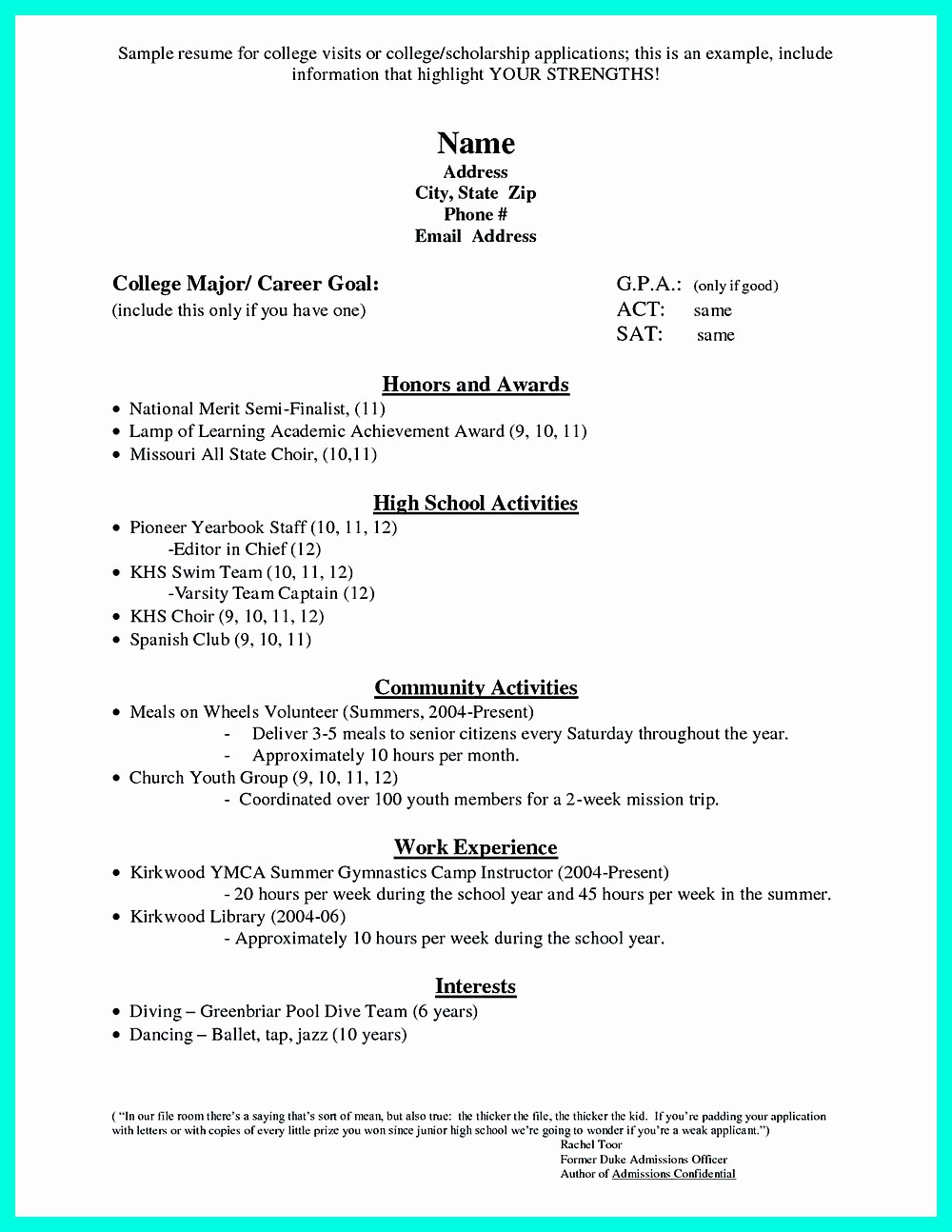 College Application Resume Examples Luxury Pin On Resume Sample Template and format
