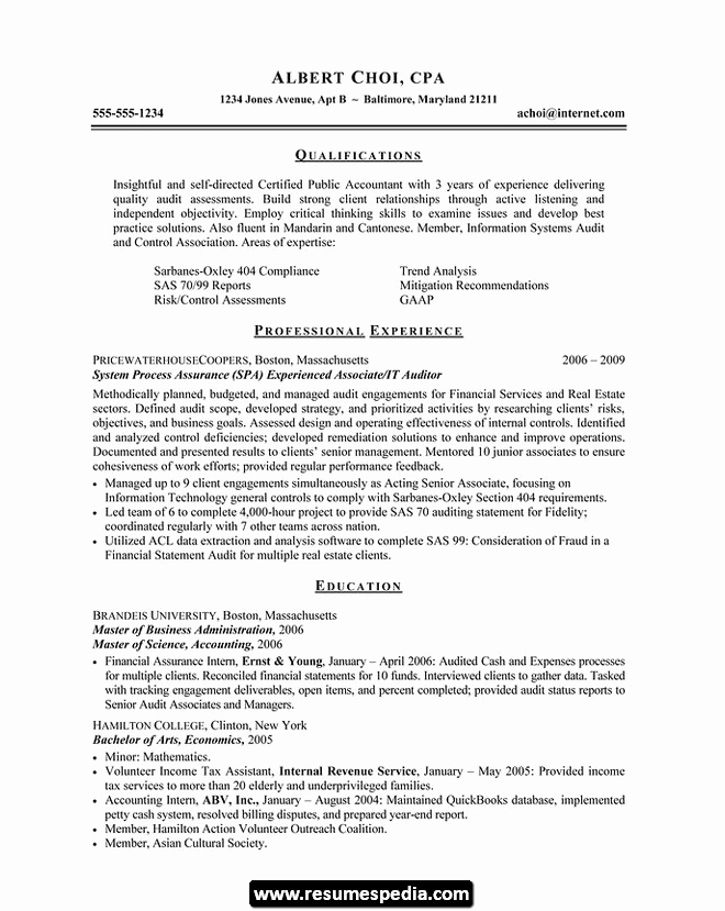 College Graduate Resume Template Awesome Accountant Lamp Picture Accounting Resume Samples