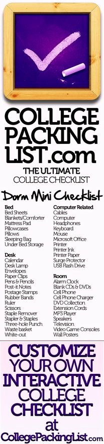 College Packing List Pdf Awesome the Ultimate College Packing List for Freshmen