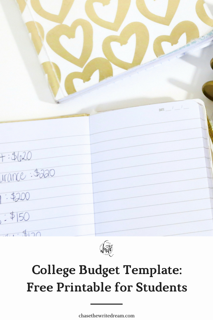 College Student Budget Template Awesome College Bud Template Free Printable for Students