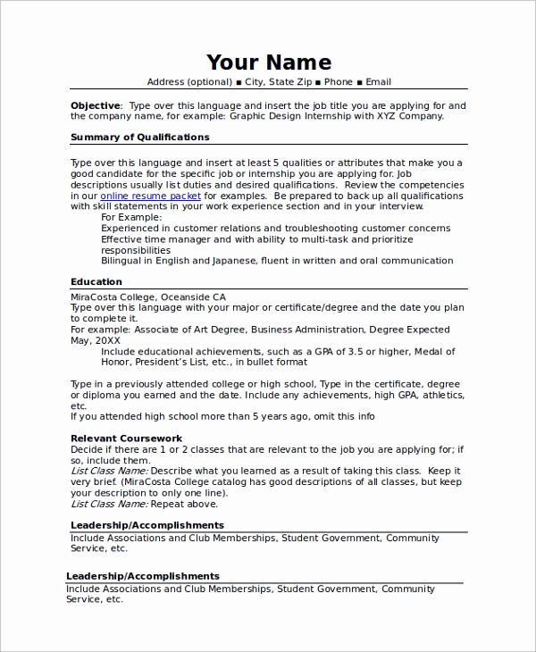 Combination Resume Template Word Awesome Sample Resume 34 Documents In Pdf Word
