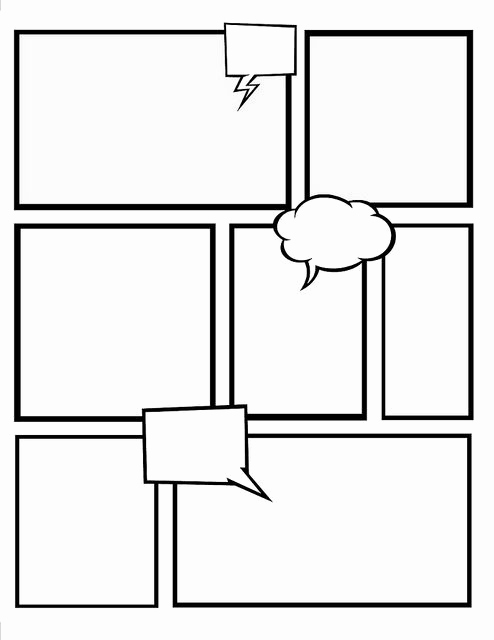 Comic Book Page Template Fresh Make Your Own Ic Book with these Templates