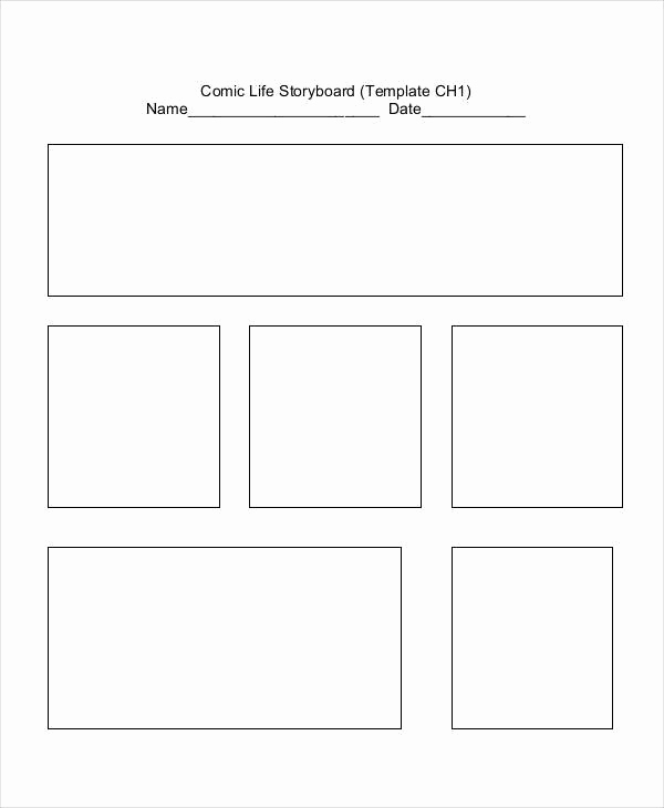 Comic Strip Template Pdf Unique 6 Ic Storyboard – Free Sample Example format Download