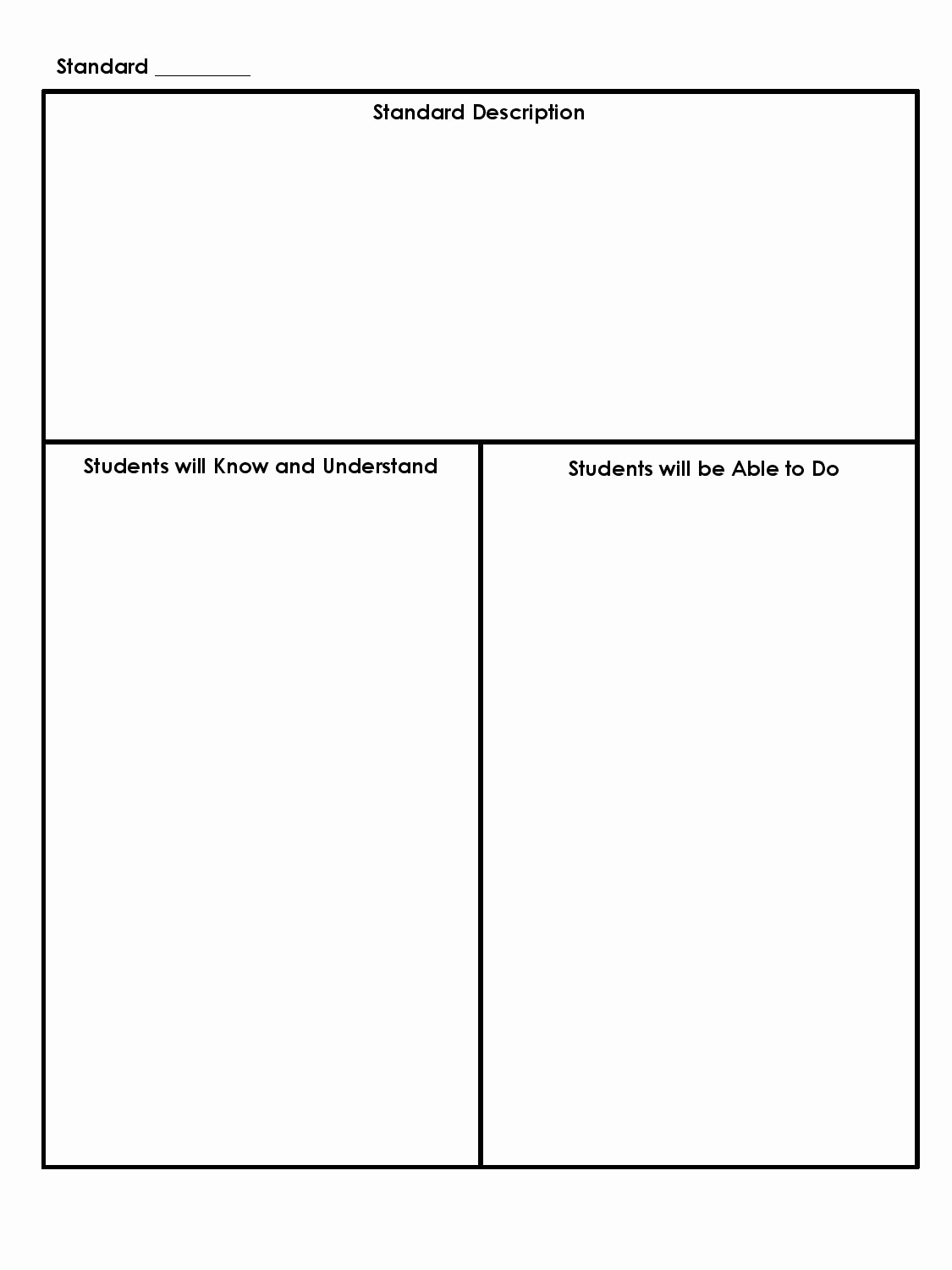 Common Core Lesson Plan Template Lovely Mon Core Planning Template Simple Free Template