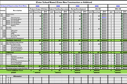 Construction Estimating Spreadsheet Template Elegant Free Construction Estimate Template Excel