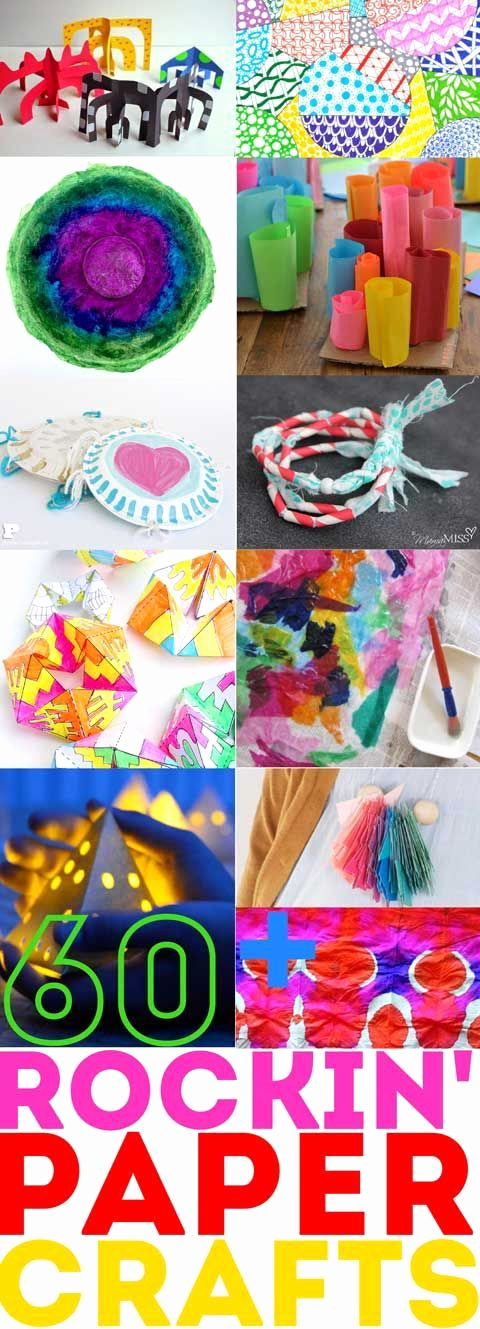Construction Paper Crafts for Adults Fresh 60 Rockin Paper Crafts Pinterest