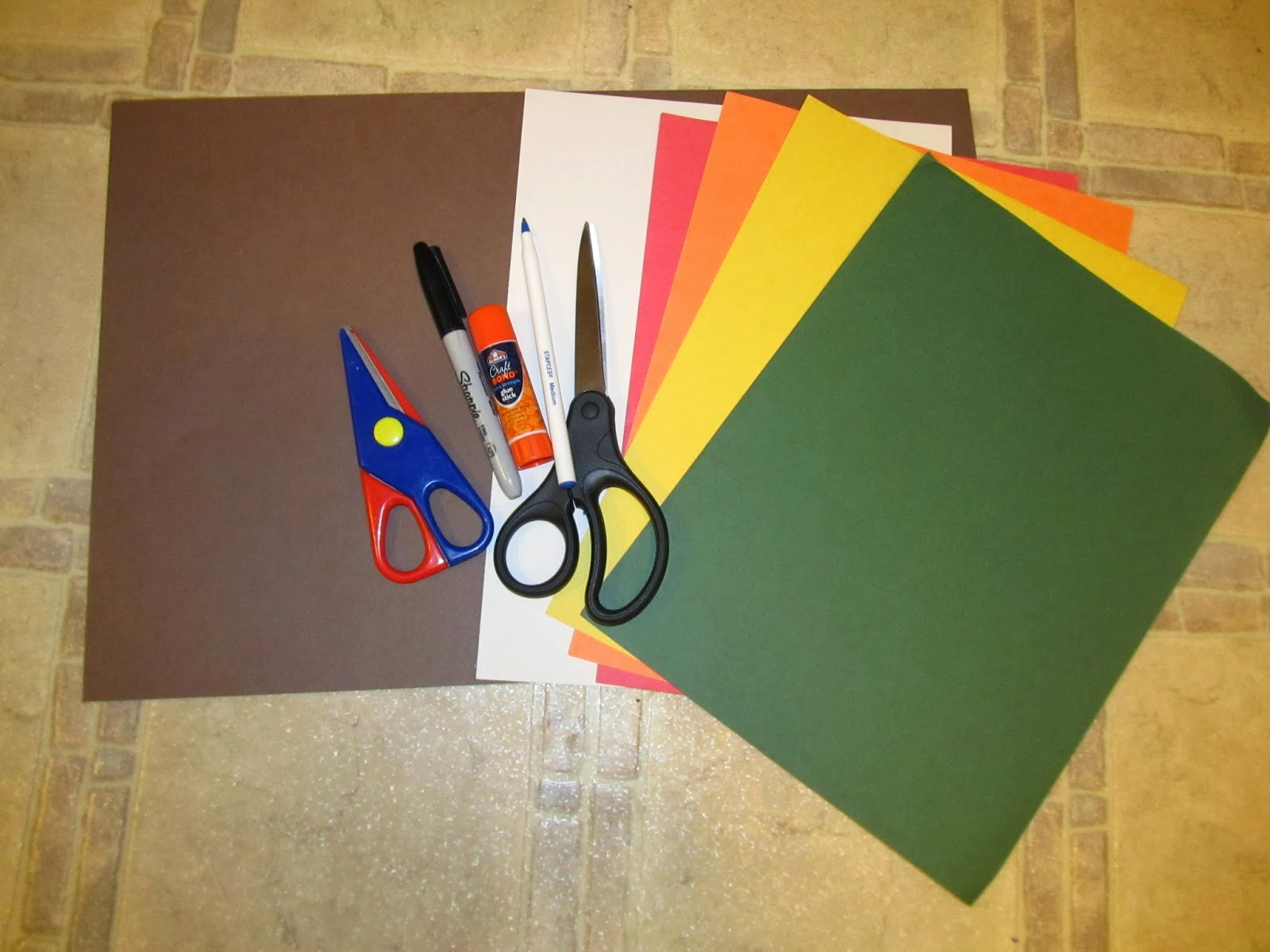 Construction Paper Crafts for Adults Inspirational Kitchen Floor Crafts Thankful Tree