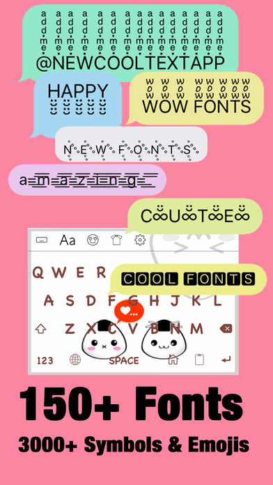 Cool Fonts for androids Unique New Cool Text Fonts Fx Emoji Font &amp; Font Keyboard App