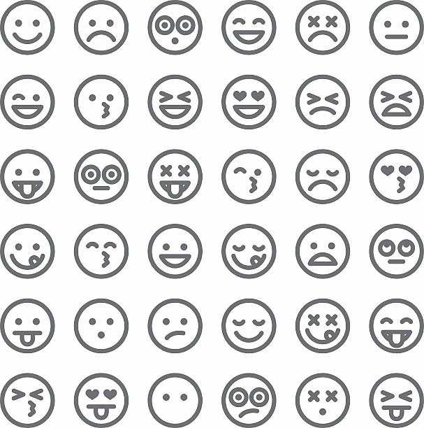 Copy and Paste Emoji Pictures Luxury Black White Emoji On Internet to Copy and...