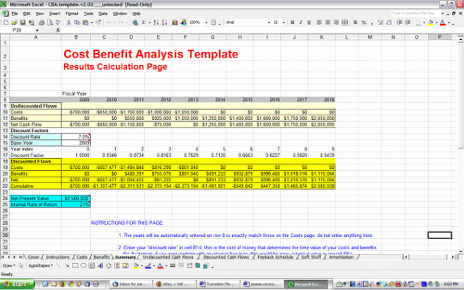 Cost Benefit Analysis Template Excel Lovely Cost Benefit Analysis Template