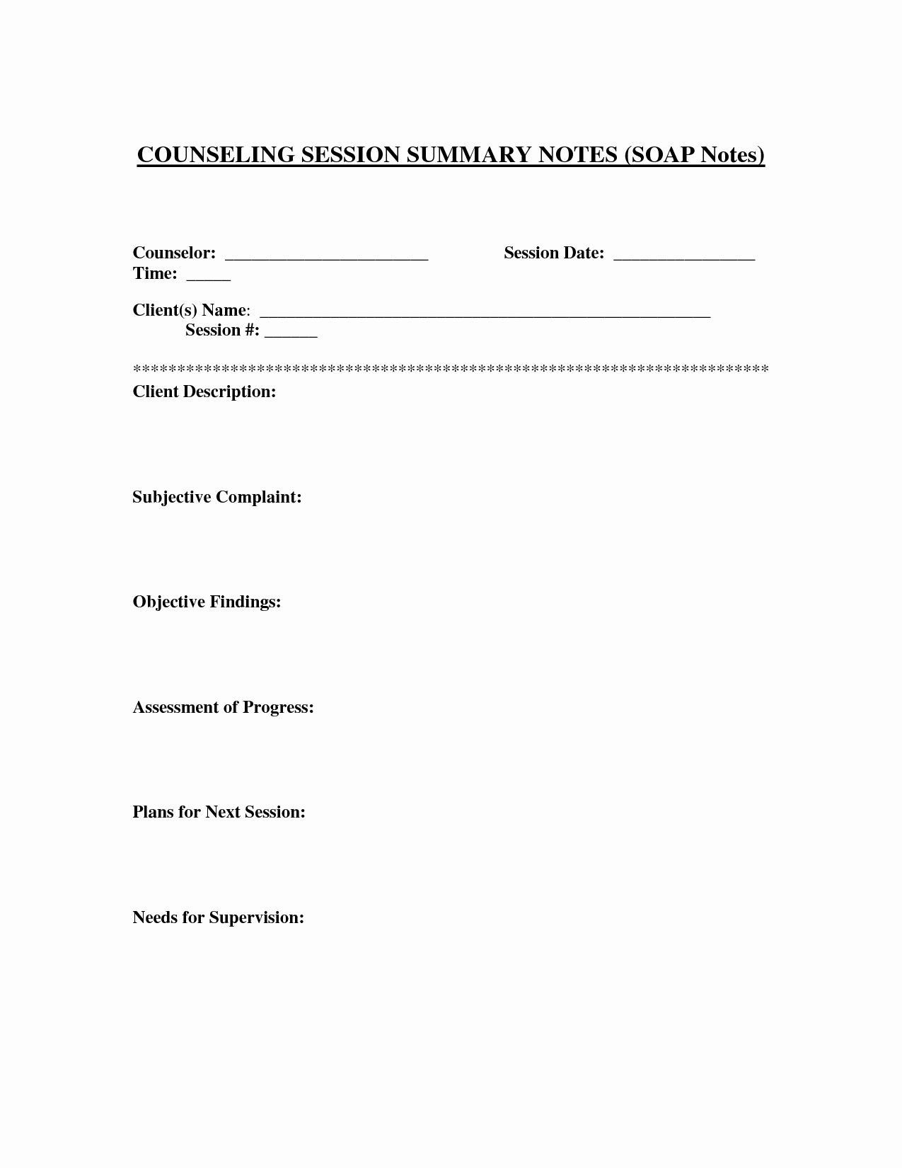 Counseling Treatment Plan Template Pdf Best Of soap Notes Template for Counseling Google Search
