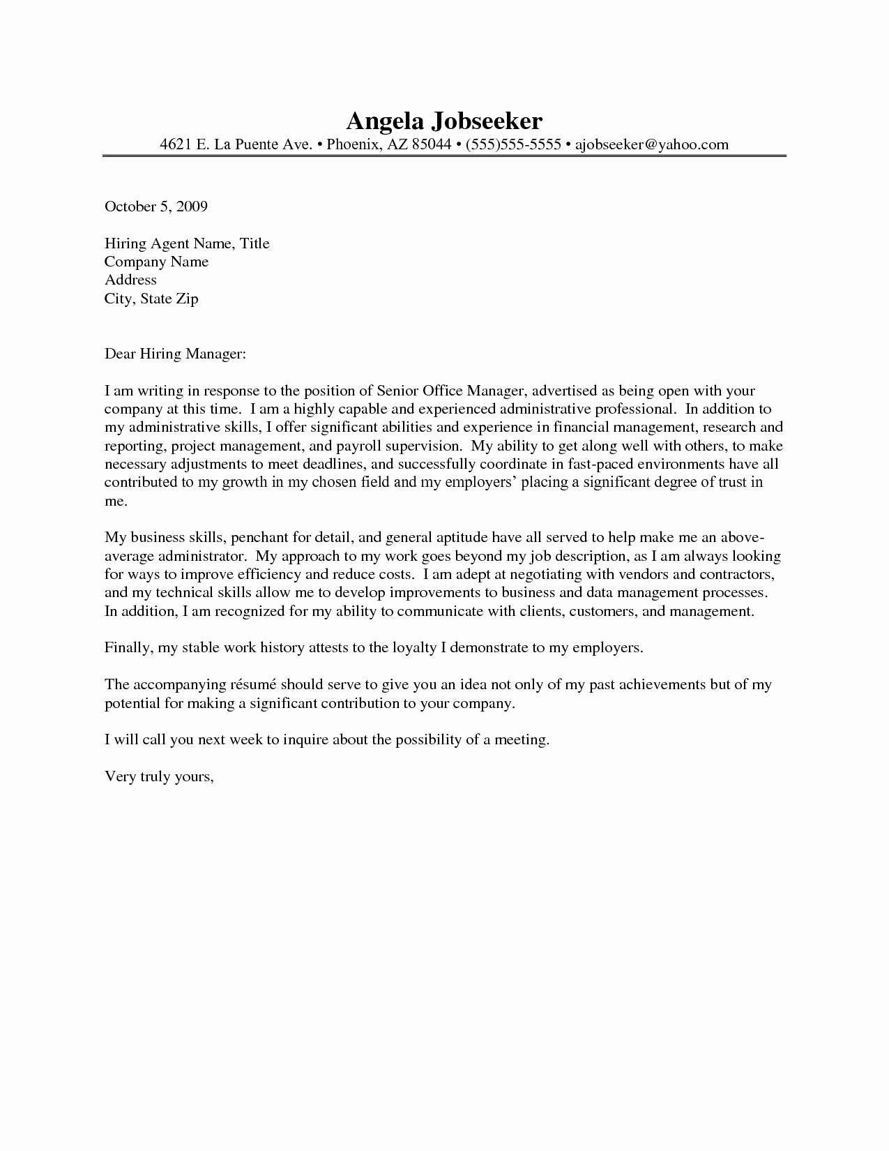 Cover Letter for Executive assistant Beautiful Administrative assistant Cover Letters 2016
