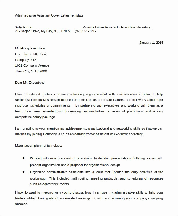 Cover Letter for Executive assistant Lovely Best 20 Administrative assistant Resume Ideas On