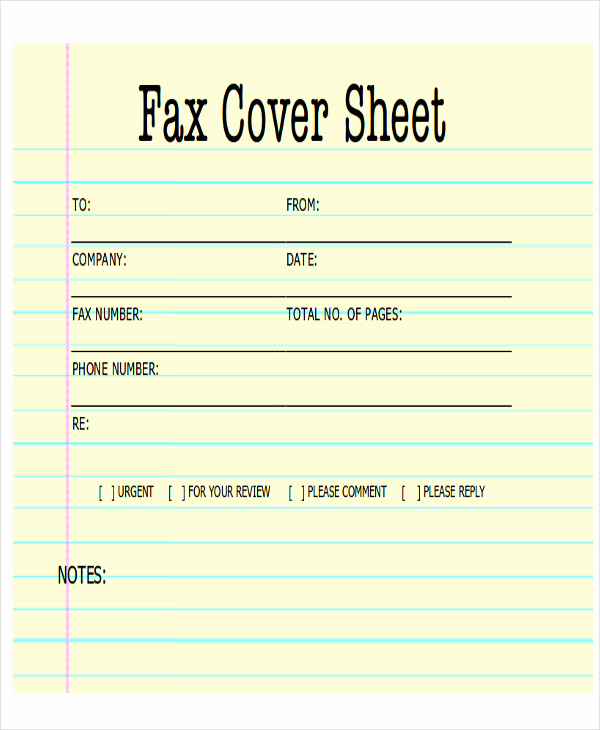 Cover Letter for Fax Lovely Sample Fax Cover Letter In Pdf 8 Examples In Pdf