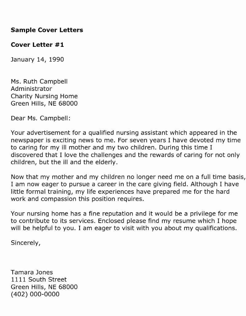 Cover Letter for Nursing Unique Cover Letter Samples Download Free Cover Letter Templates
