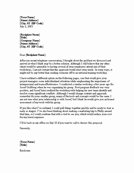 Cover Letter for Proposal Luxury Cover Letter for Proposal From Training Consultant Cover