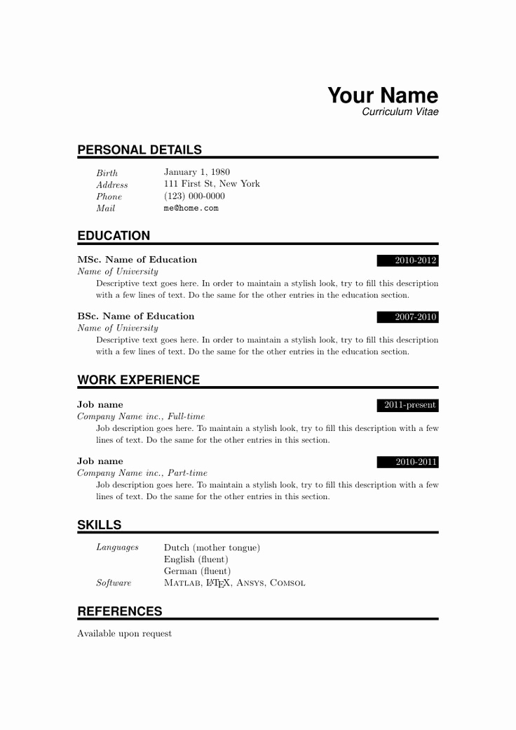 Cover Letter Latex Template Awesome 85 Best Latex Templates Images On Pinterest
