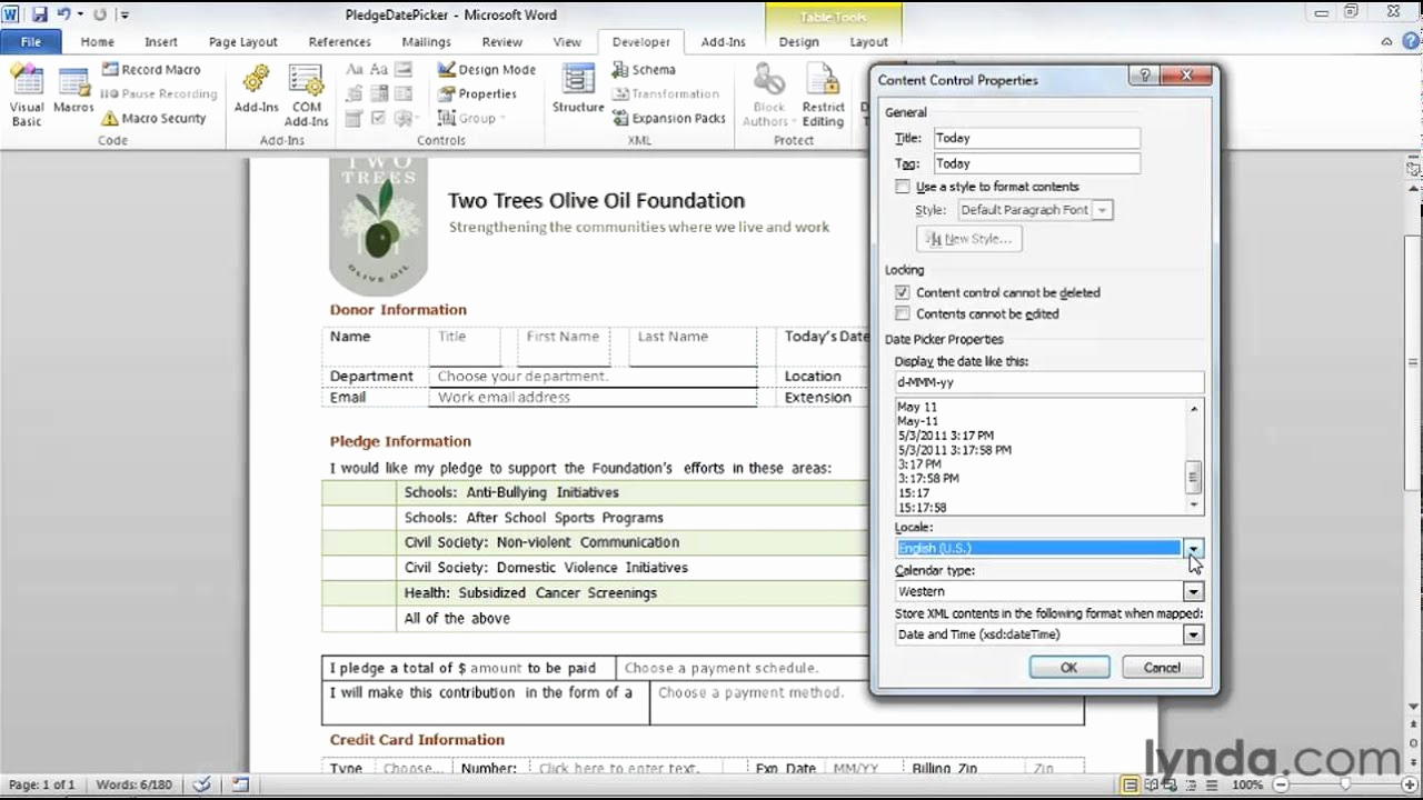 Create A Calendar In Word Fresh How to Add Datepicker Controls In Microsoft Word