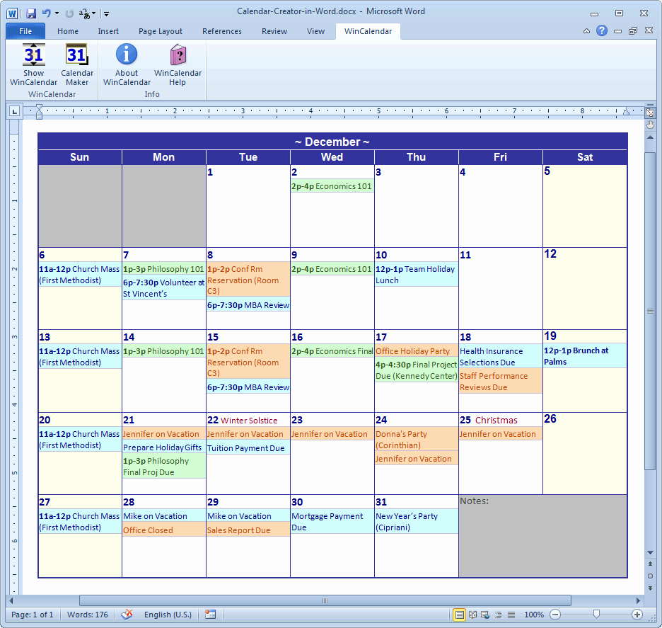 Create Calendars In Word Beautiful Calendar Maker &amp; Calendar Creator for Word and Excel