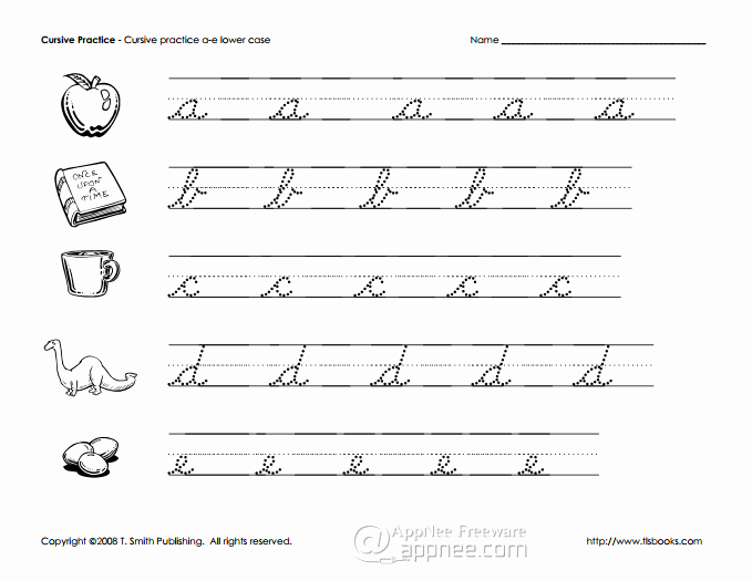 Cursive Handwriting Practice Pdf Unique Cursive Handwriting Practice the Best Worksheets Image
