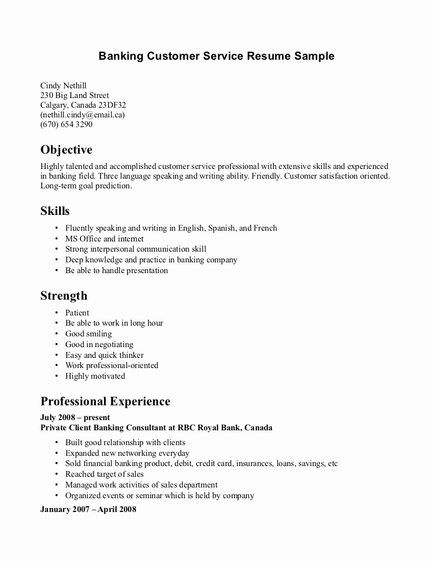 Customer Service Resume Samples Free Awesome Free Customer Service Resumes