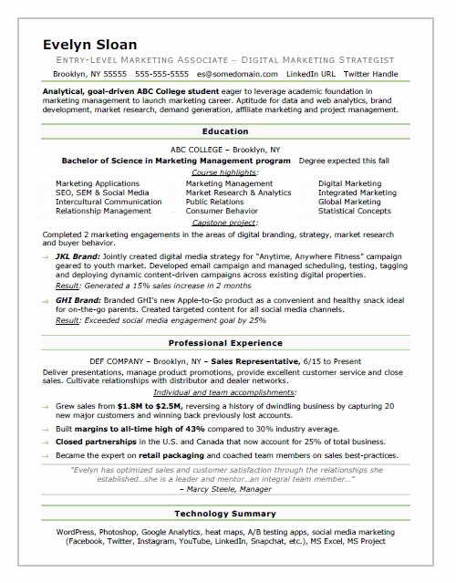 Cv Examples for Students Fresh Student Resume Sample