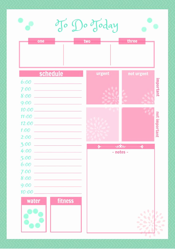 Daily Planner Printable Pdf Luxury 46 Of the Best Printable Daily Planner Templates