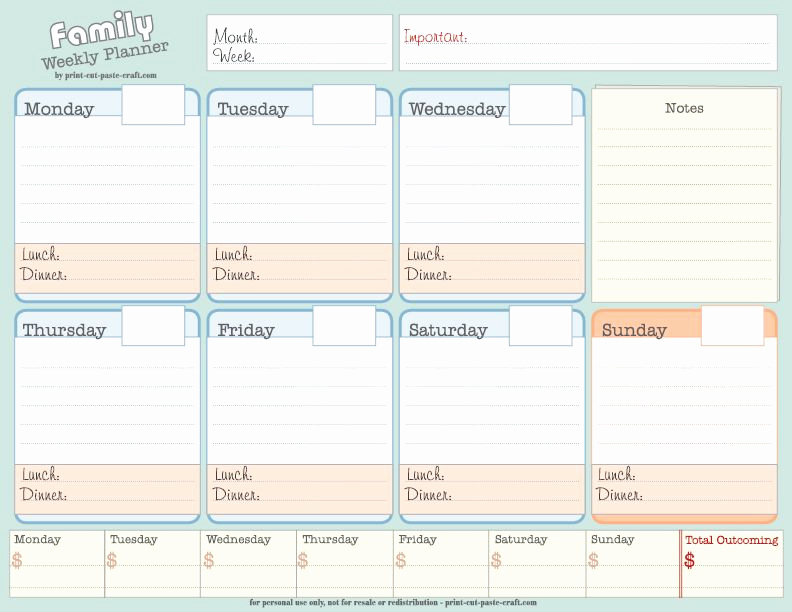 Daily Planner Printable Pdf Luxury Monthly Blog Planner