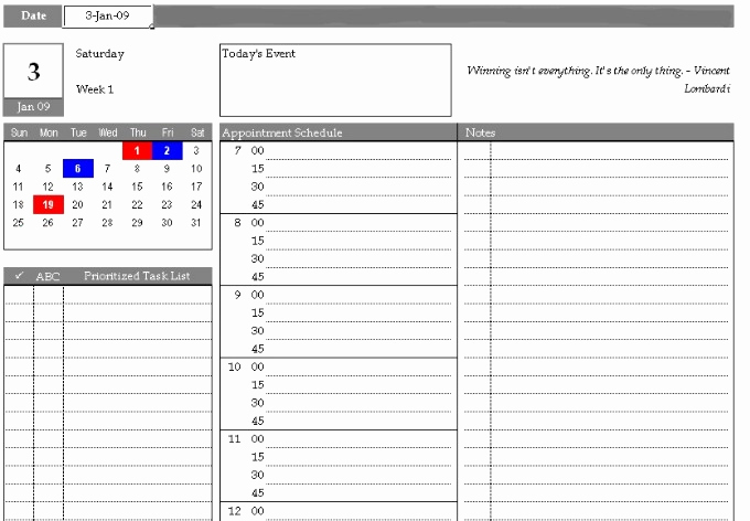 Daily Planner Template Excel Elegant Personal Daily Planner Template Excel Templates