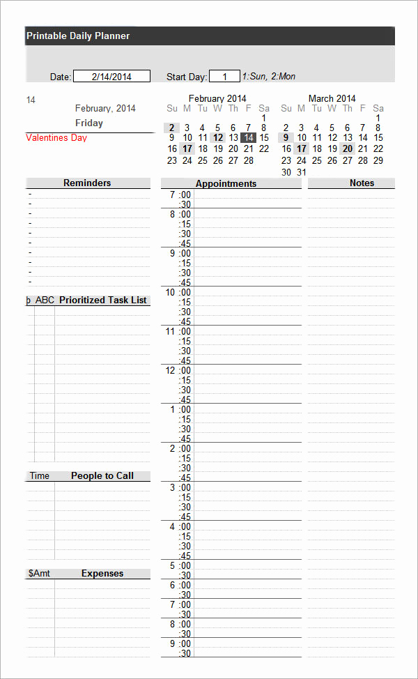 Daily Planner Template Word Fresh Daily Planner Template 9 Download Documents In Pdf Word