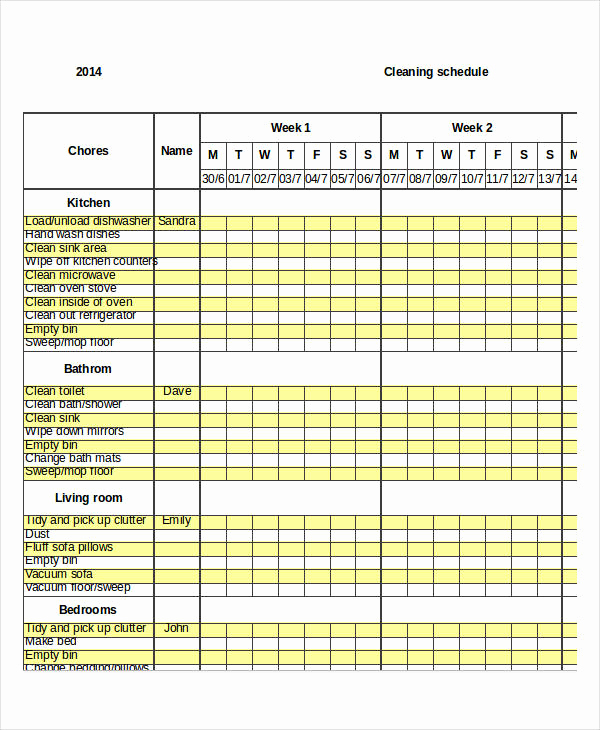 Daily Schedule Template Excel Beautiful Excel Weekly Schedule Templates 8 Free Excel Documents