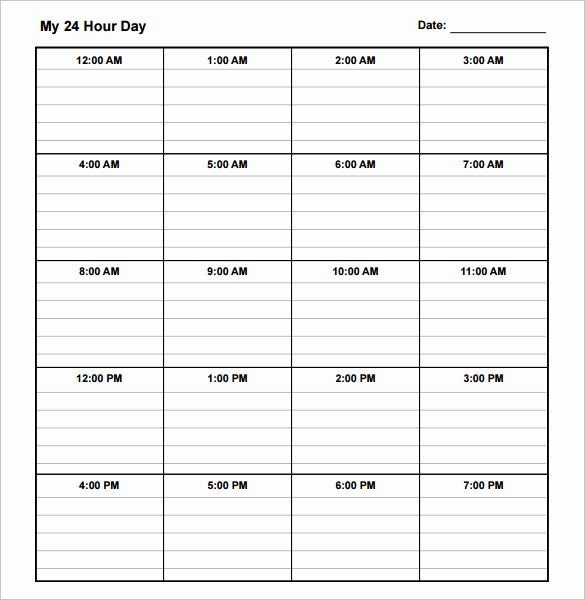 Daily Schedule Template Word Lovely Daily Schedule Template Wildlifetrackingsouthwest