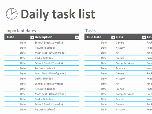 Daily Task List Template New 43 Free Task List Templates In Word Excel Pdf
