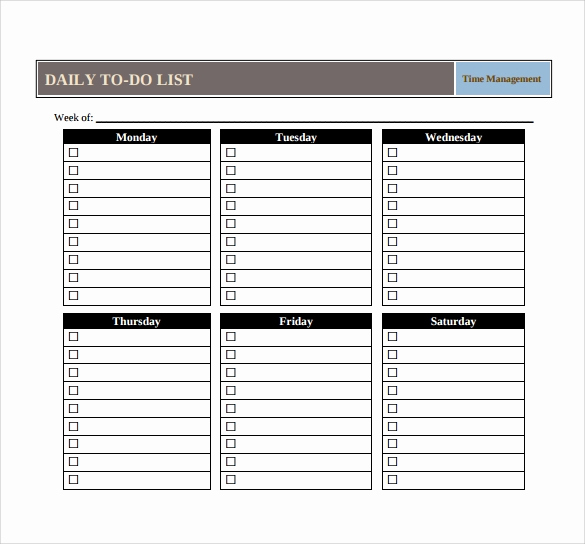 Daily to Do List Templates Awesome to Do List Template 16 Download Free Documents In Word