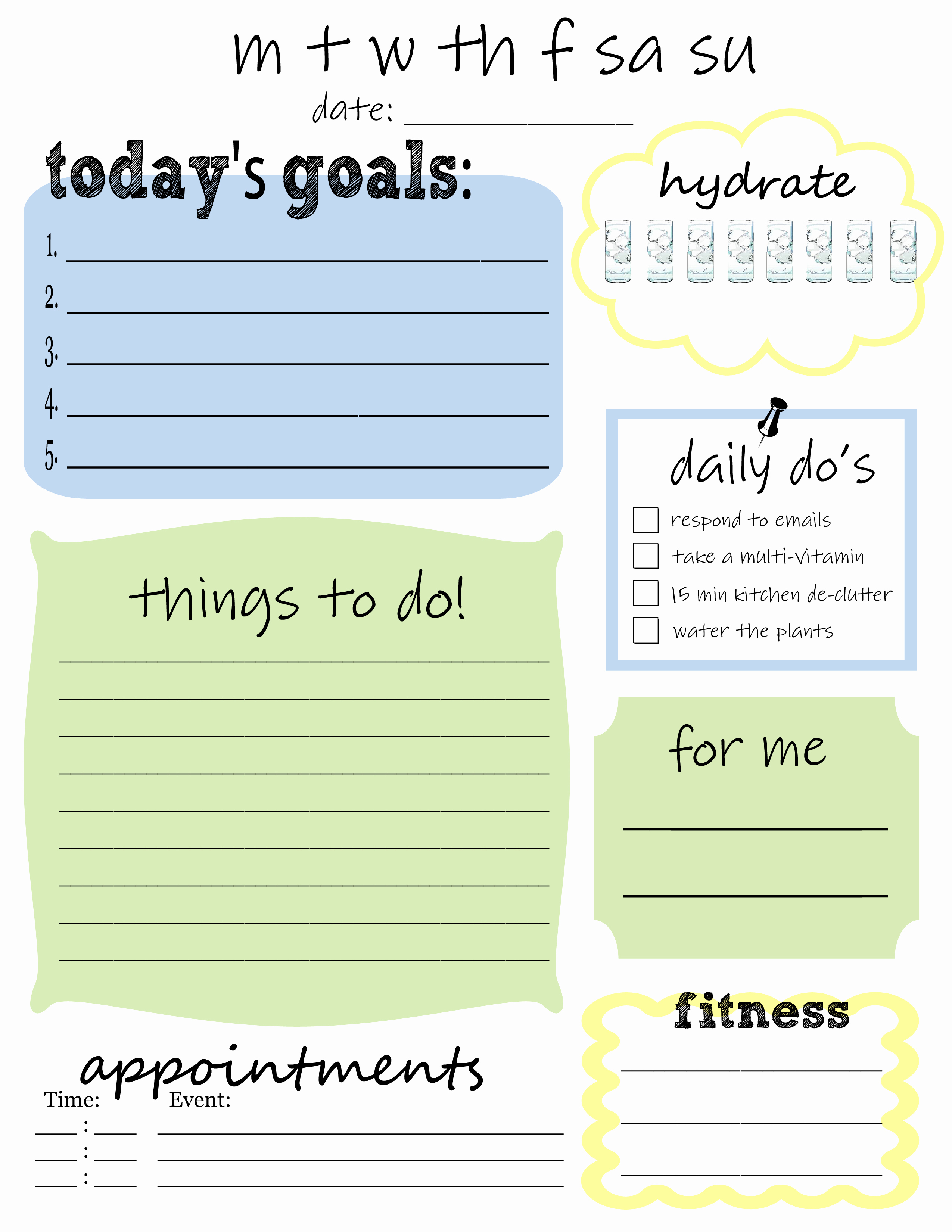 Daily to Do List Templates Fresh 25 Printables for organizing Life after Laundry