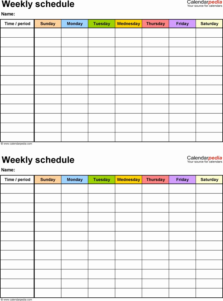 Daily Work Schedule Template Lovely Daily Schedule Maker