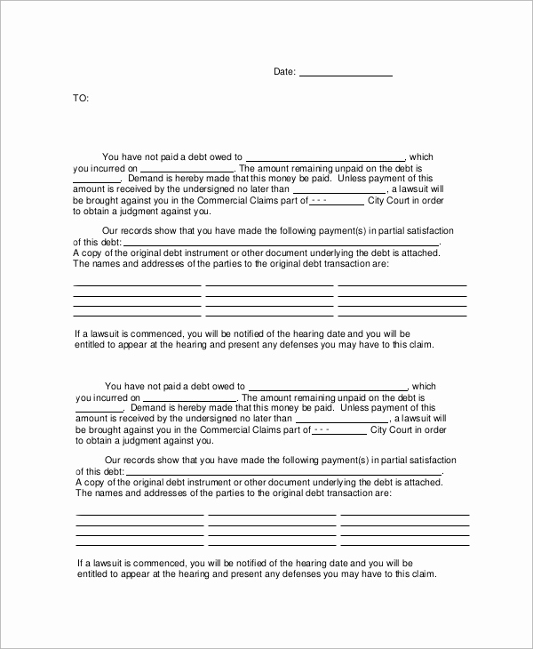 Demand Letter for Payment Inspirational 11 Demand Letters – Pdf Word