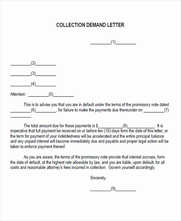 Demand Letter for Payment New 39 Demand Letter Samples Pdf Google Docs Apple Pages