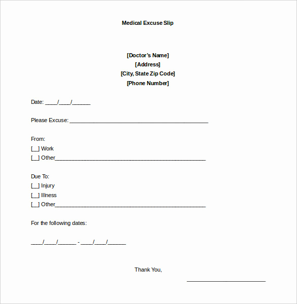 Doctor Notes for Work Best Of 22 Doctors Note Templates Free Sample Example format