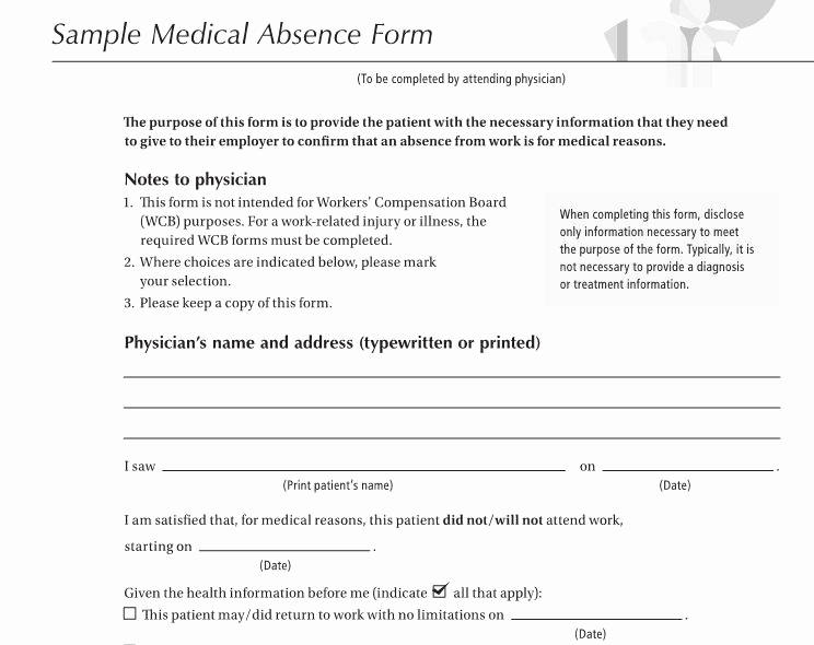 Doctors Note for Work Pdf Beautiful 27 Free Doctor Note Excuse Templates Free Template
