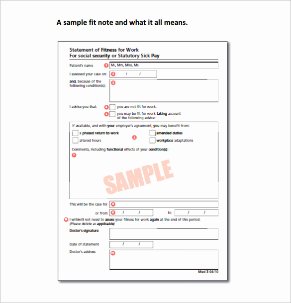 Doctors Notes for Work Unique 12 Doctor Note Templates for Work Pdf Word Apple