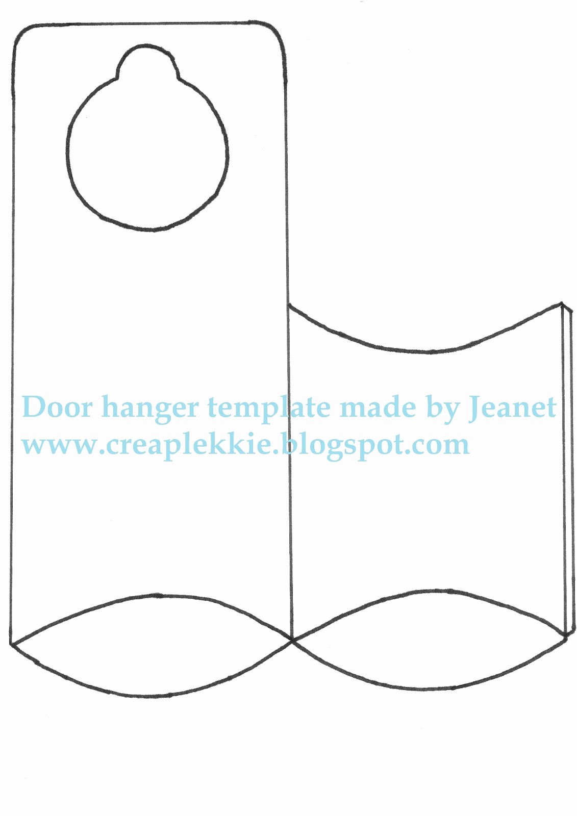 Door Hanger Template for Word New Door Hanger Template