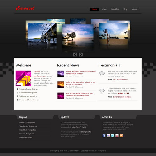 Dream Weaver Website Templates Awesome 30 Free Dreamweaver Templates – Designscrazed