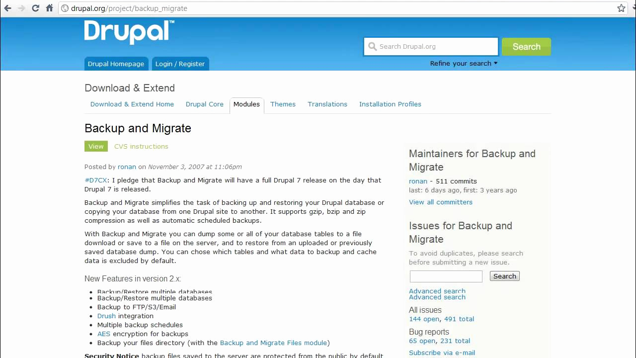 Drupal Backup and Migrate Luxury Drupal Backup &amp; Migrate Module Tutorial