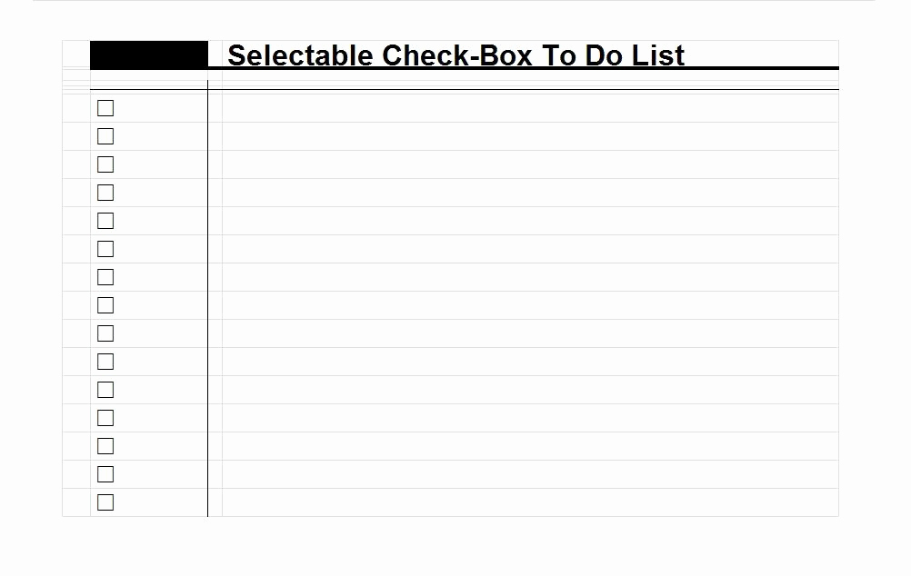 Editable Checklist Template Word Elegant 50 Printable to Do List &amp; Checklist Templates Excel Word