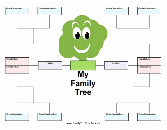 Editable Family Tree Template Inspirational Free Editable Family Tree Template
