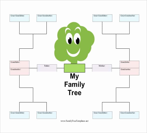 Editable Family Tree Template Luxury Simple Family Tree Template 27 Free Word Excel Pdf