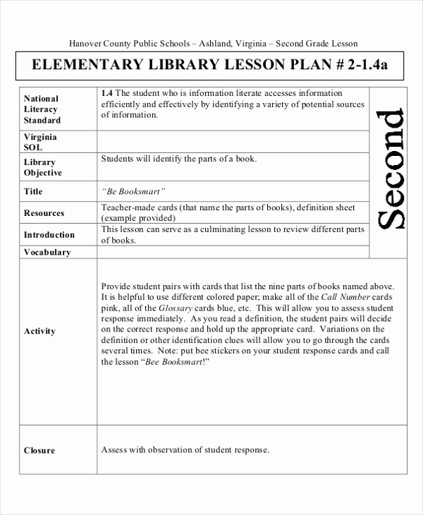 Elementary Lesson Plan Template Awesome 40 Lesson Plan Templates
