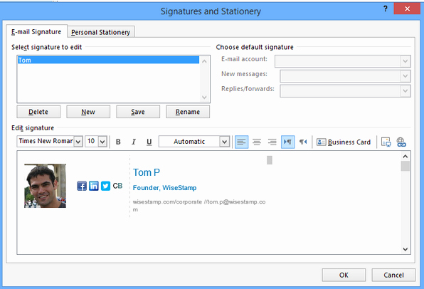 Email Signature Template Outlook Best Of New Wisestamp Pro Email Signatures for Outlook