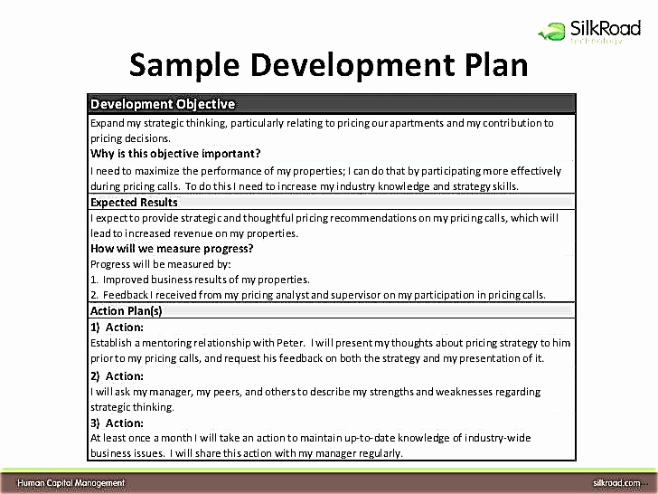 Developmental Goals For Employees Examples